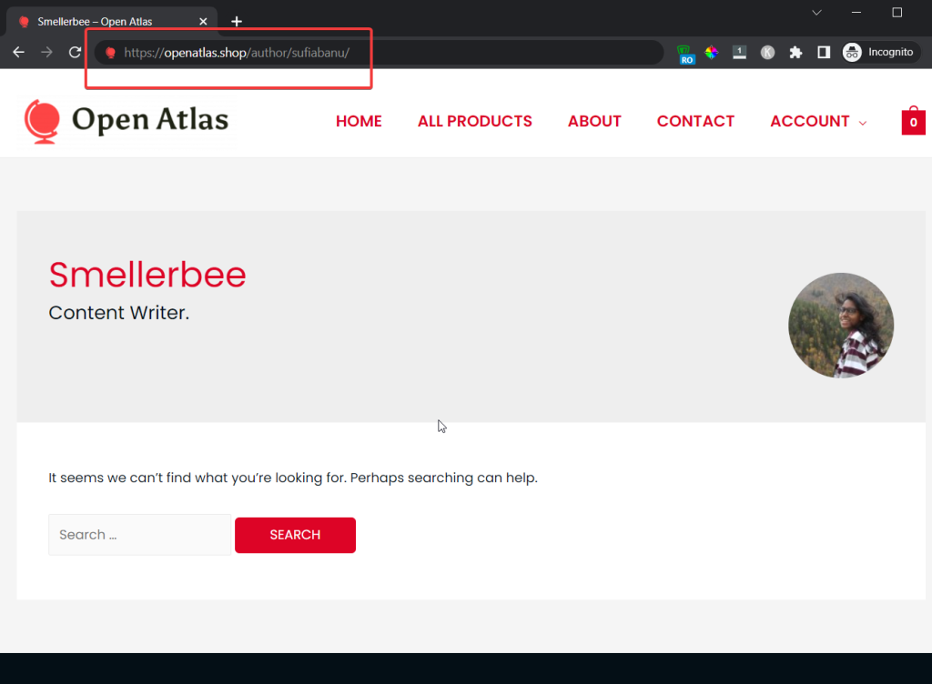 username in author url wordpress