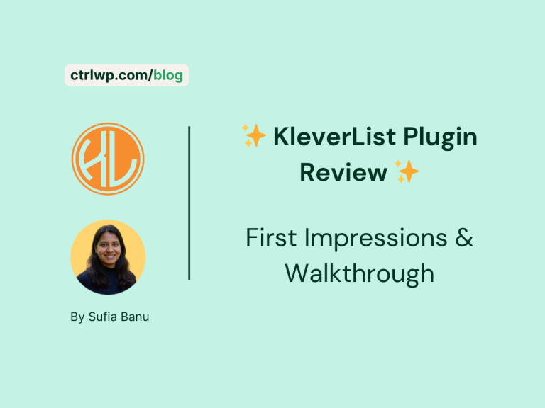 KleverList Plugin Review