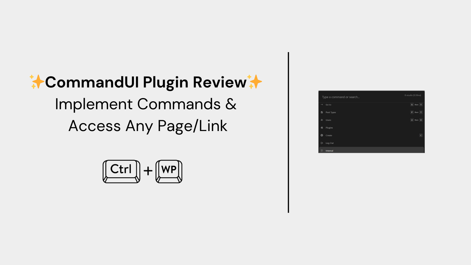 commandui plugin review