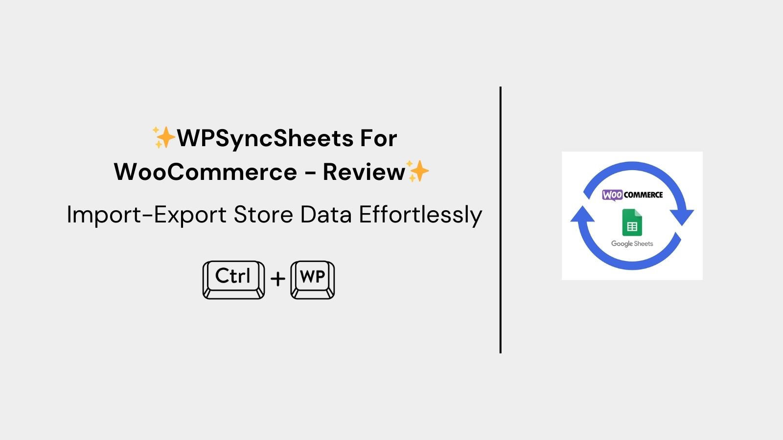 WPSyncSheets For WooCommerce - Review