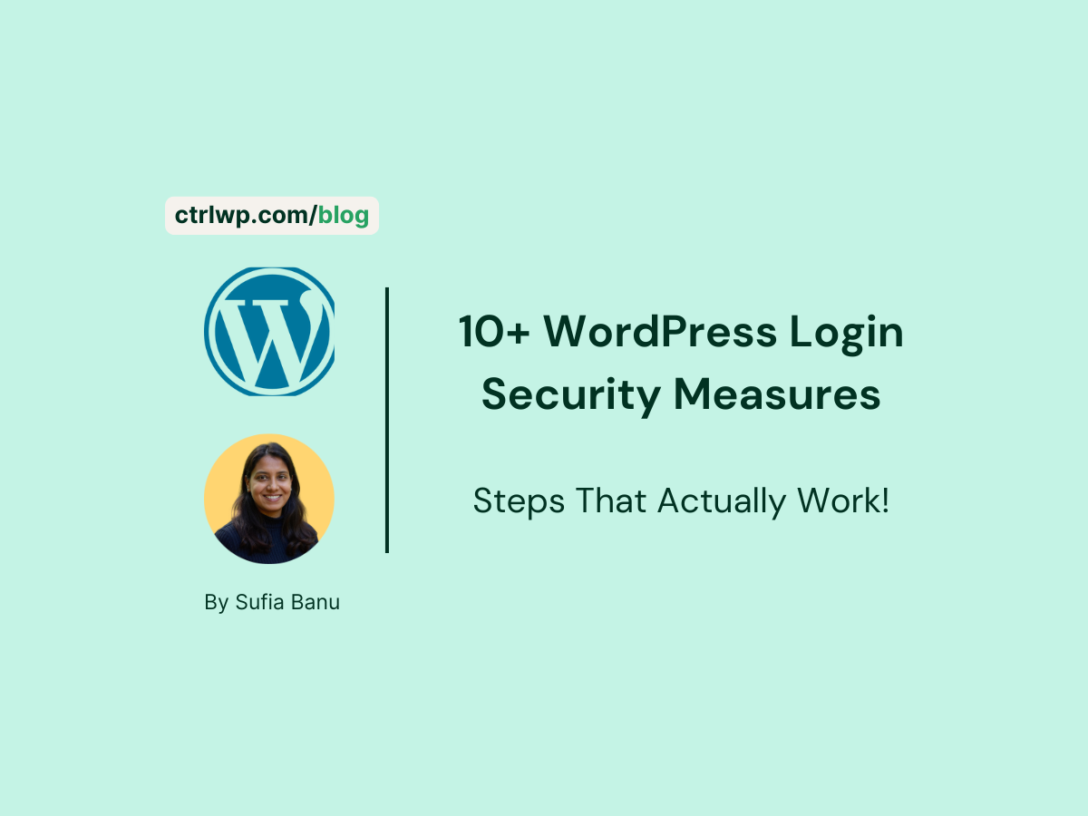 wordpress login security measure steps