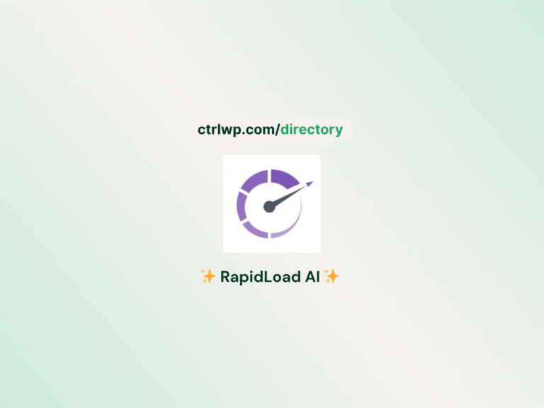rapidload ai plugin - ctrlwp directory