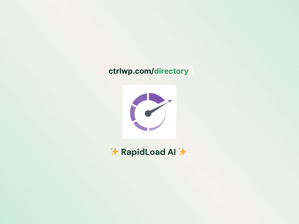 rapidload ai plugin - ctrlwp directory