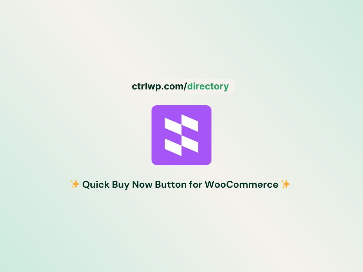 quick buy now button for woocommerce plugin - ctrlwp directory page